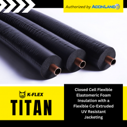 K-Flex Insulation 5/8" x 3/8" x 2M (TITAN)